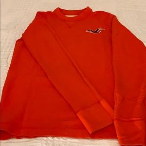 Orange Hollister Long-Sleeve Shirt